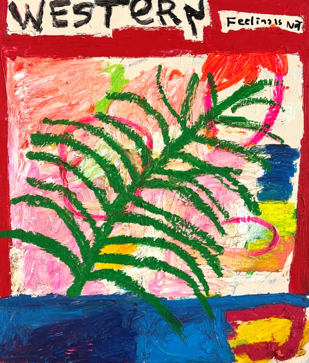 하남 , Acrylic & Oil Stick, 53x45.5cm, 2025