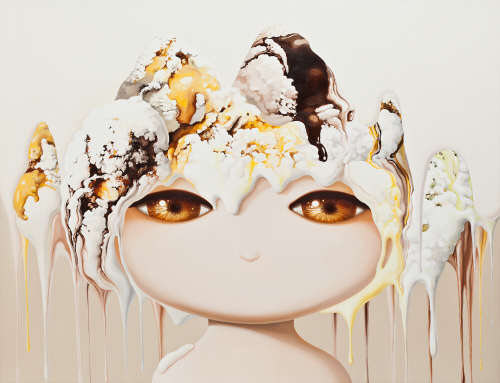 김들내-Sweet Sweet Girl, oil on linen, 112x145.5cm, 2015