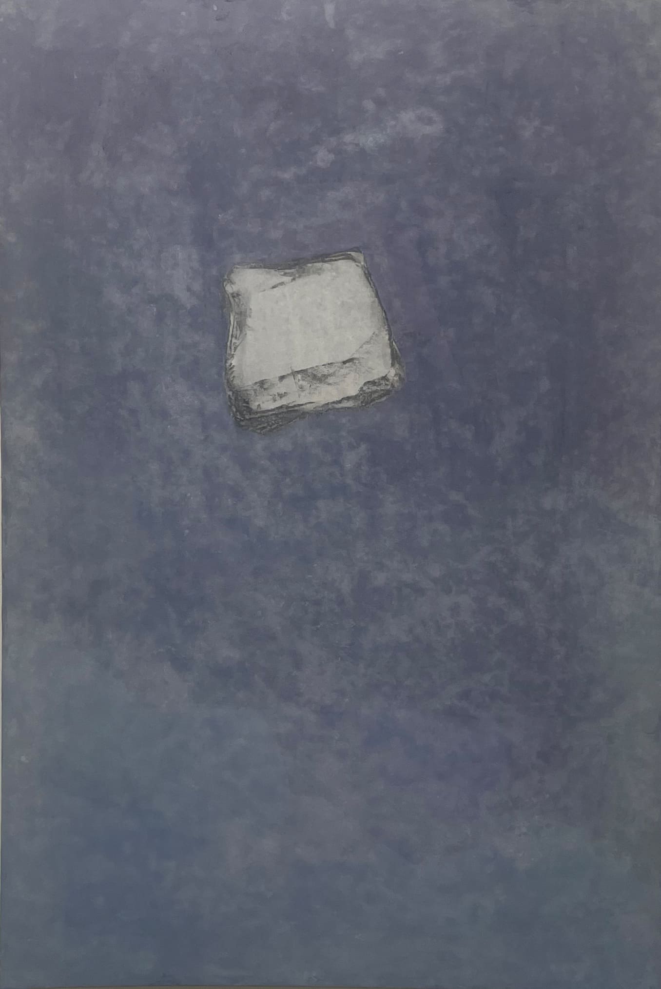 덩그러니, 91x61cm, 장지에 혼합재료, 2024