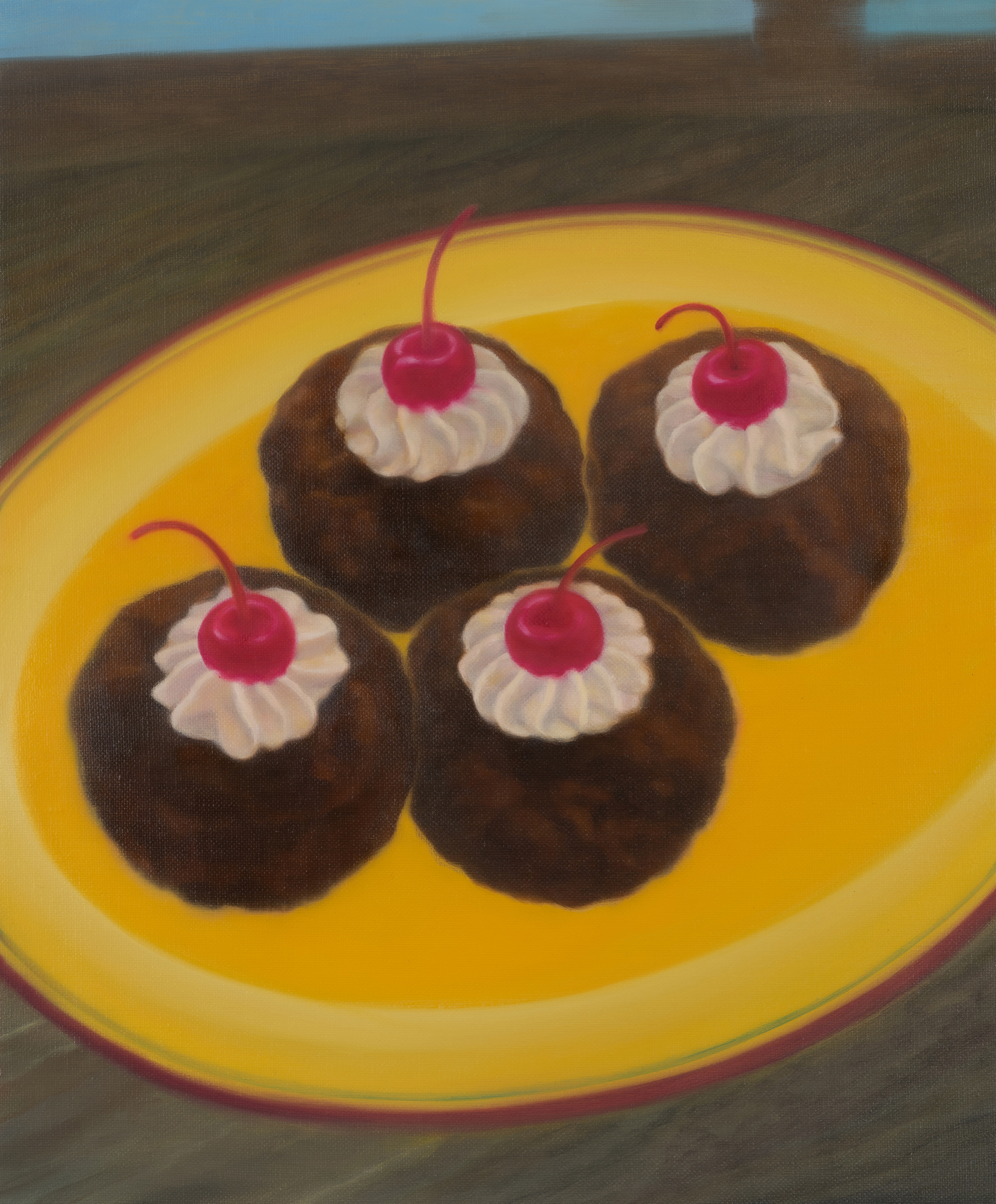 초콜렛 스콘 Chocolate scone, oil on canvas, 45.5x37.9cm, 2024