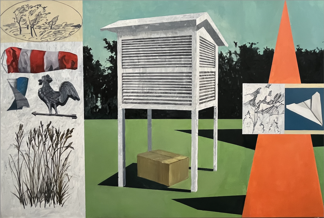 바람의 방향, 캔버스에 유채, 130.3x193.9cm, 2024