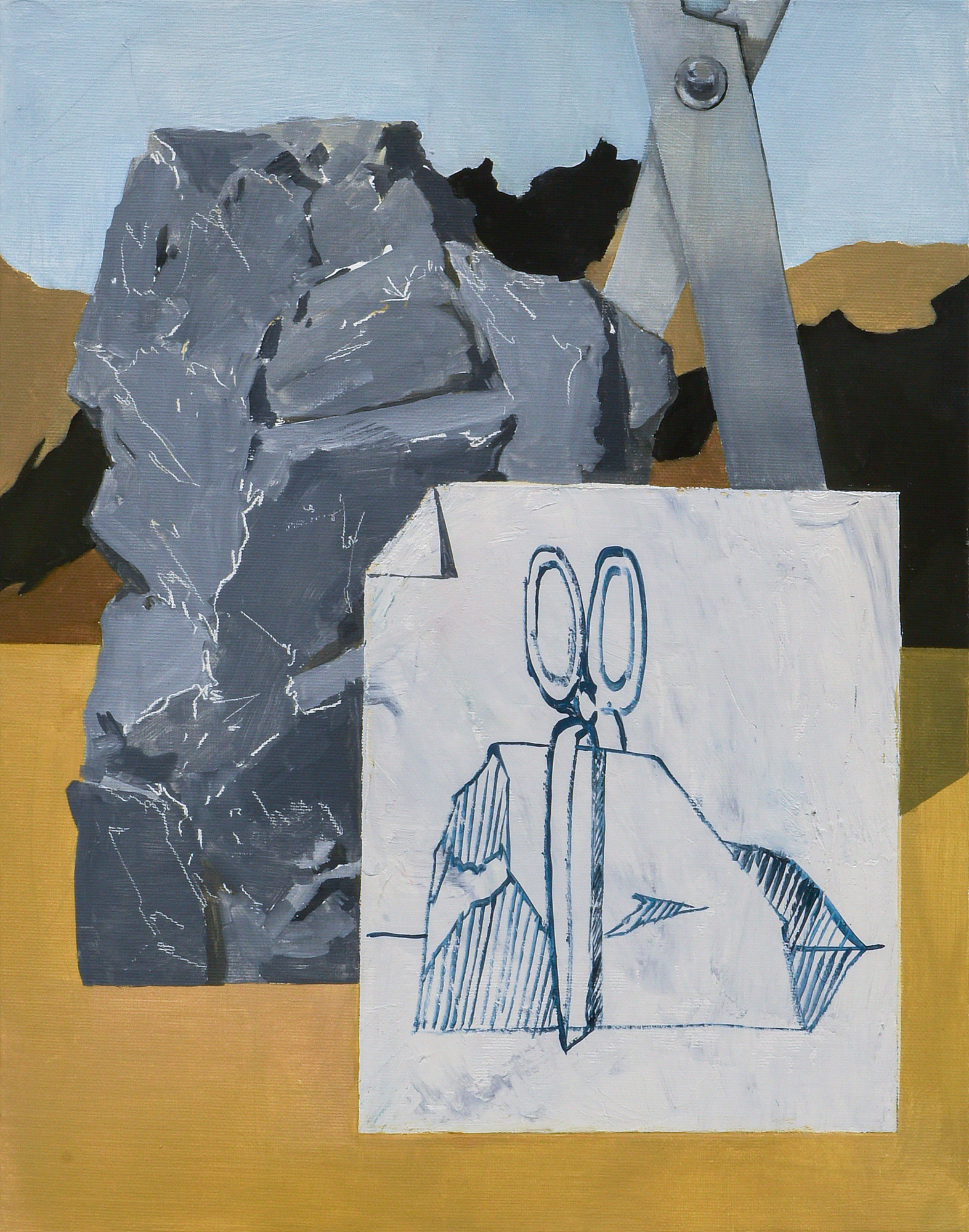 역습, 캔버스에 유채, 34.8x27.3cm, 2025
