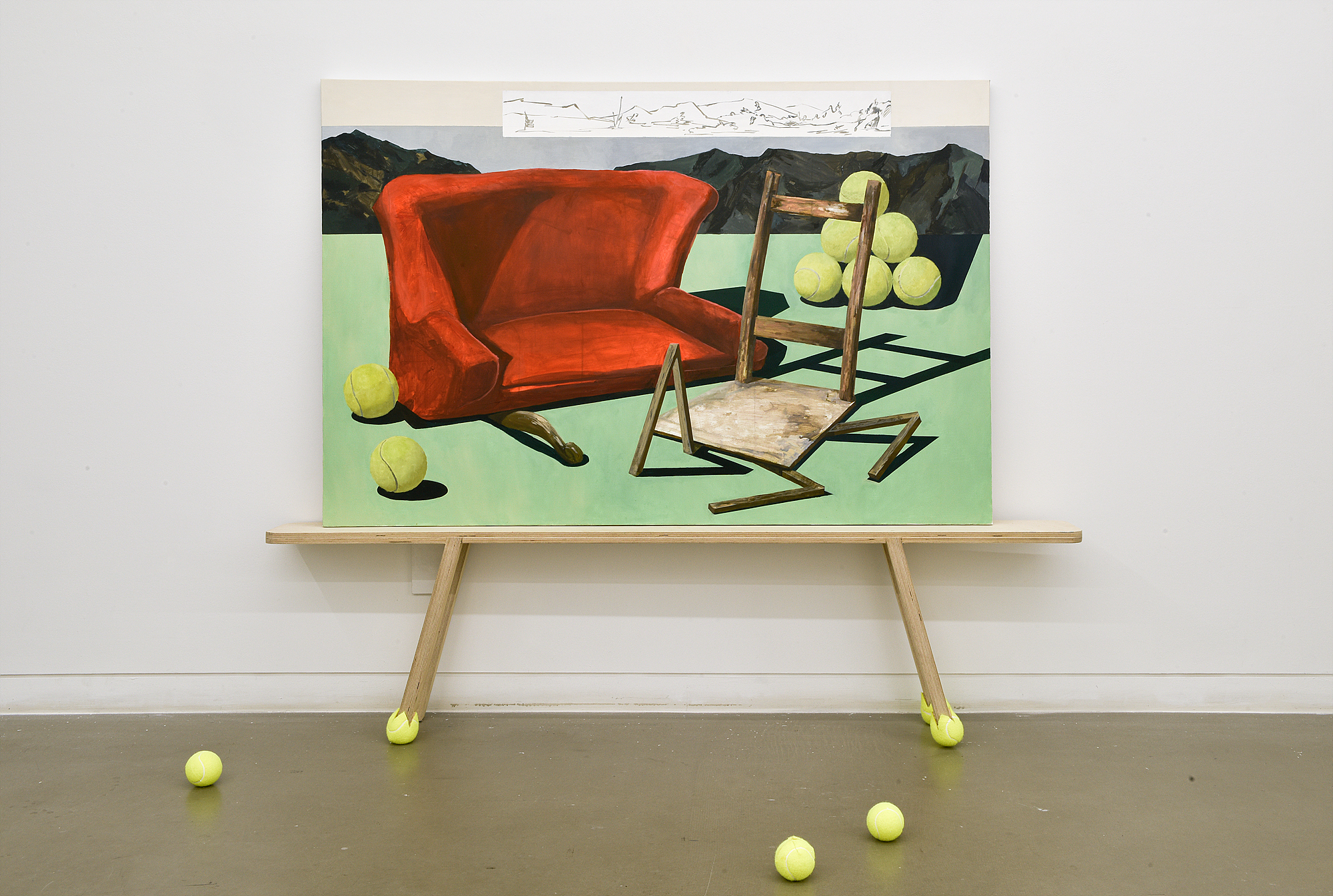 입식 생활, 캔버스에 유채, 97x145.5cm, 2025