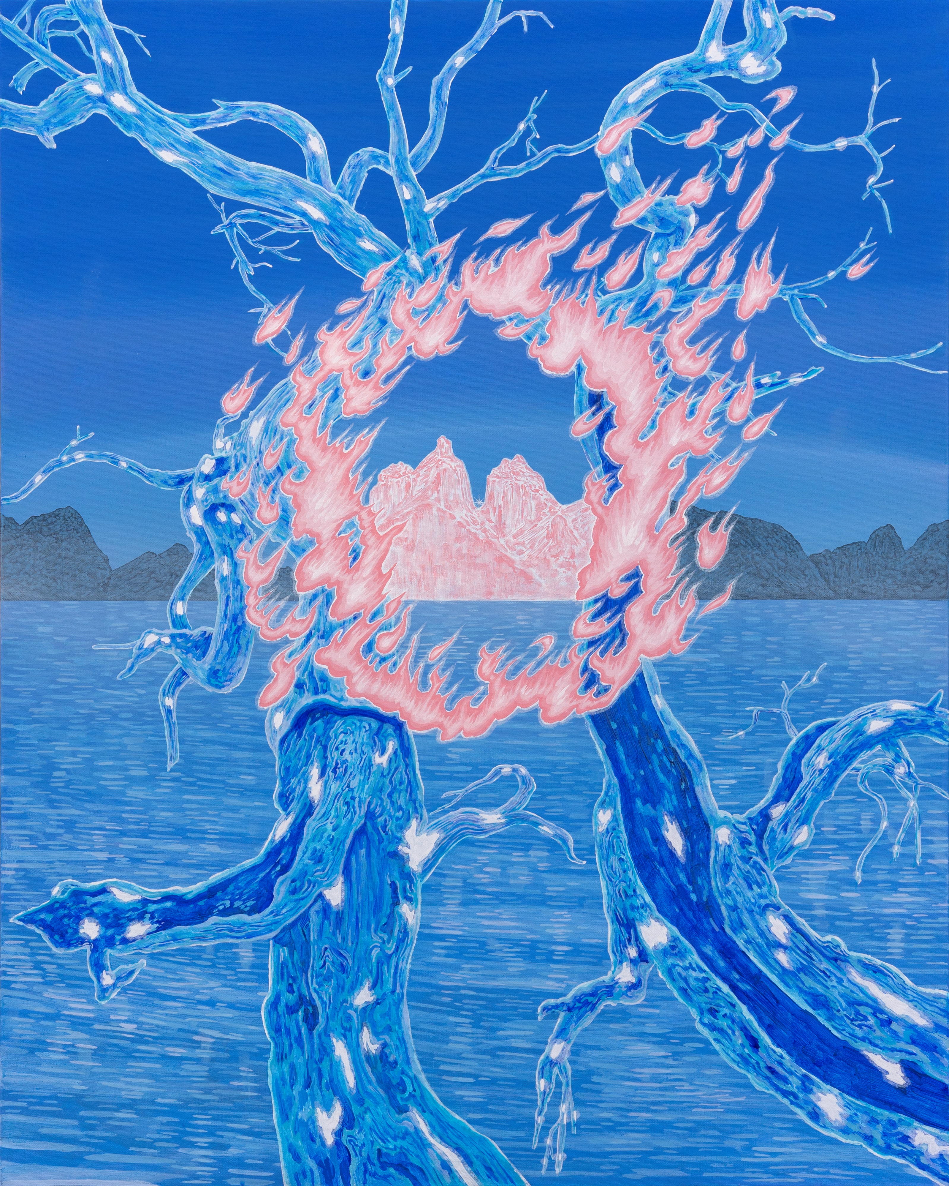 과녁 (The target), Acrylic on canvas, 90.9x72.7cm, 2024