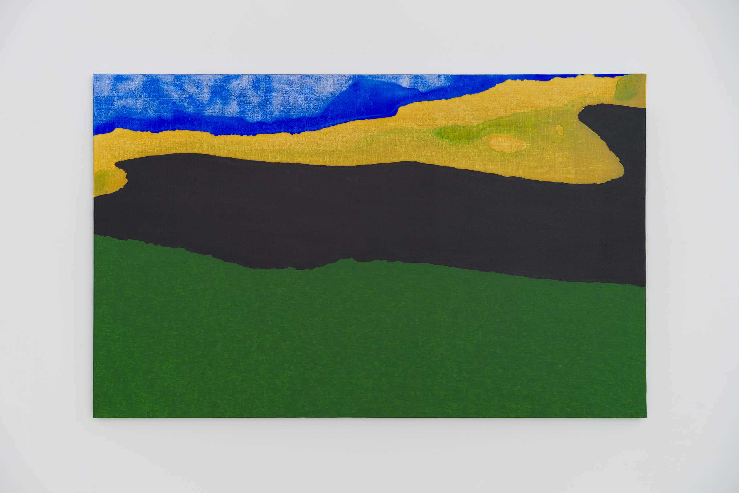 잔설 (Lingering Snow) 2, 캔버스에 아크릴, 72.7x116.8cm, 2025