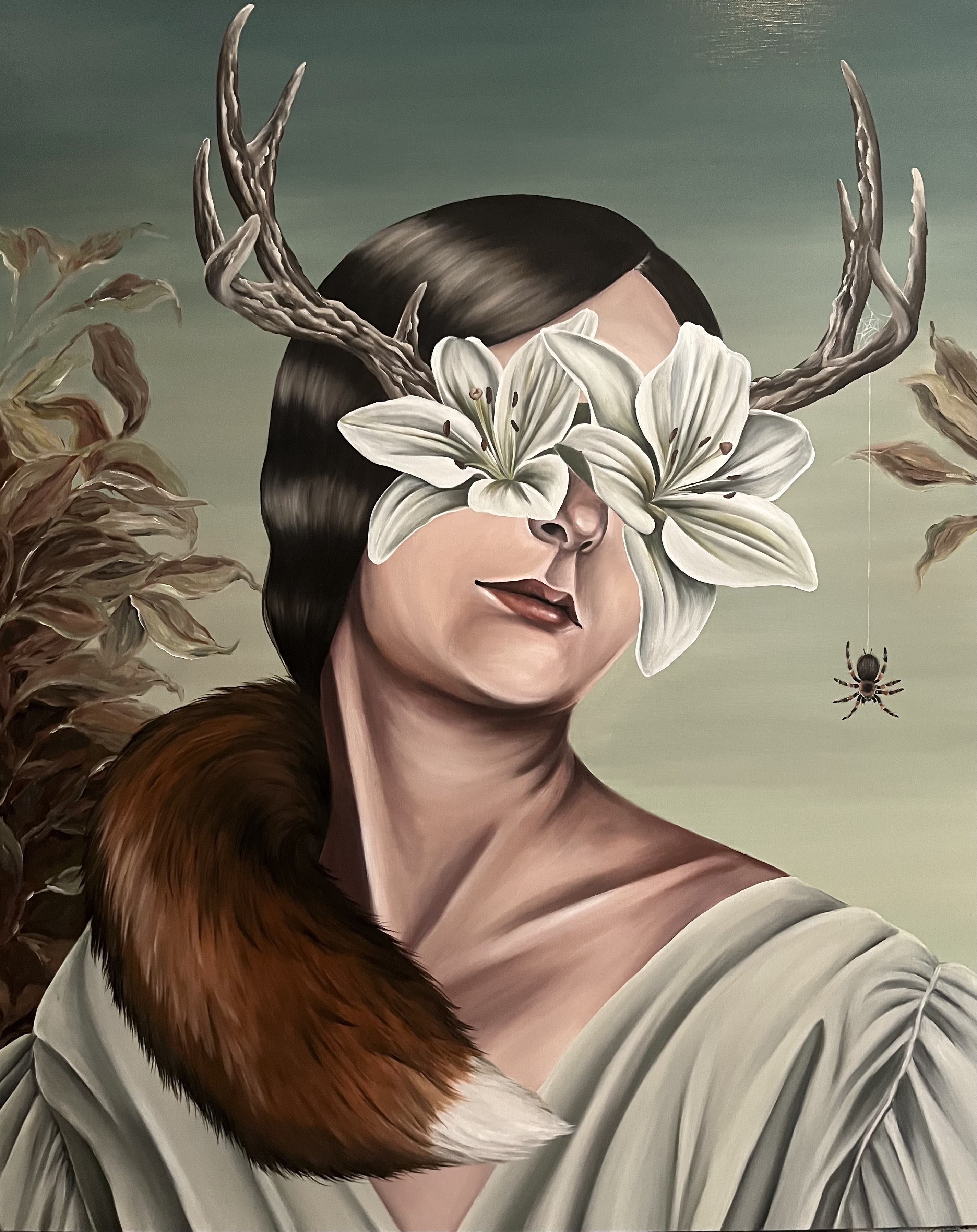 에노모토 마리코, Women I, Oil on canvas, 91x72cm, 2025