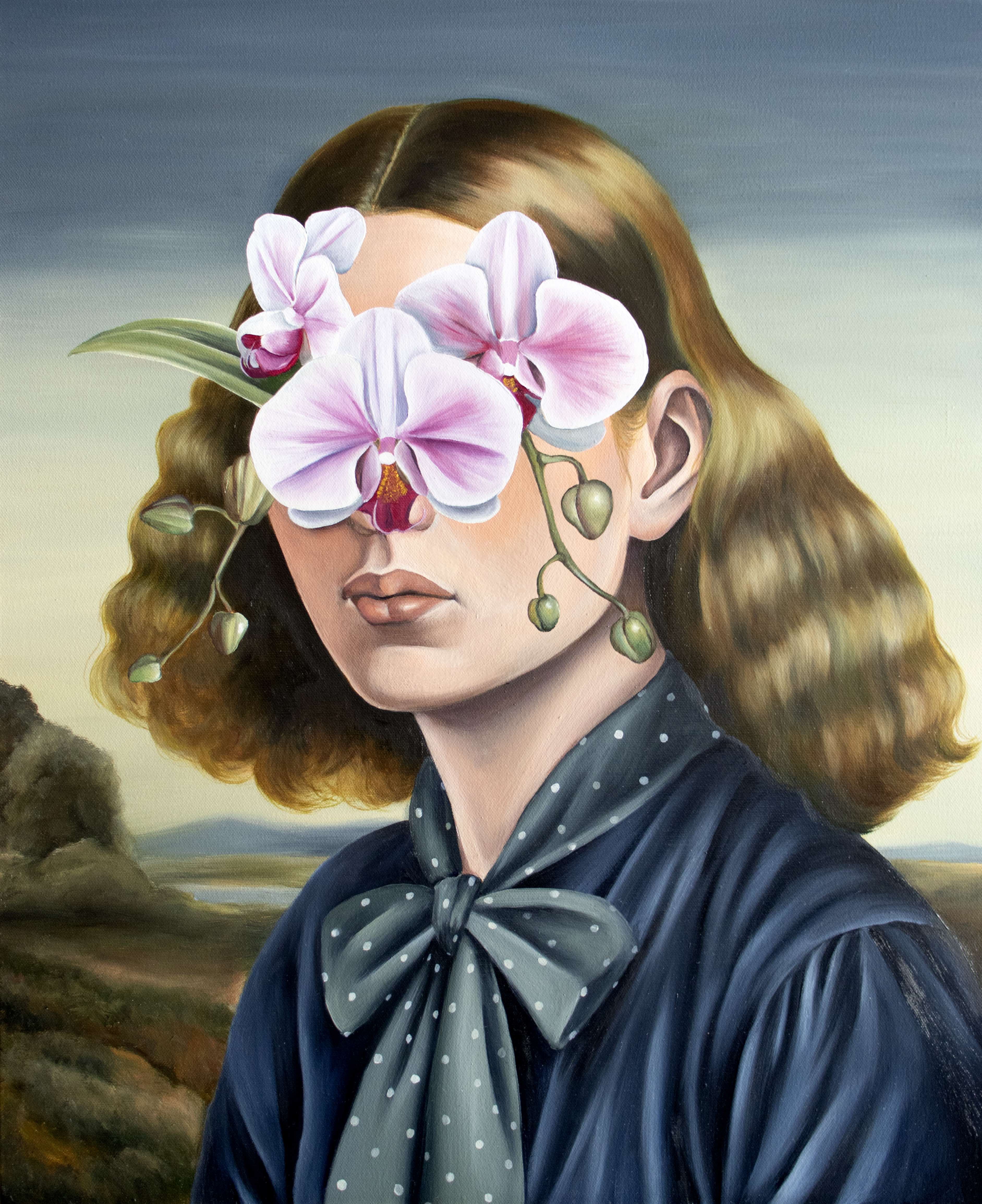 에노모토 마리코, Woman, Oil on canvas, 60.6x50cm, 2025