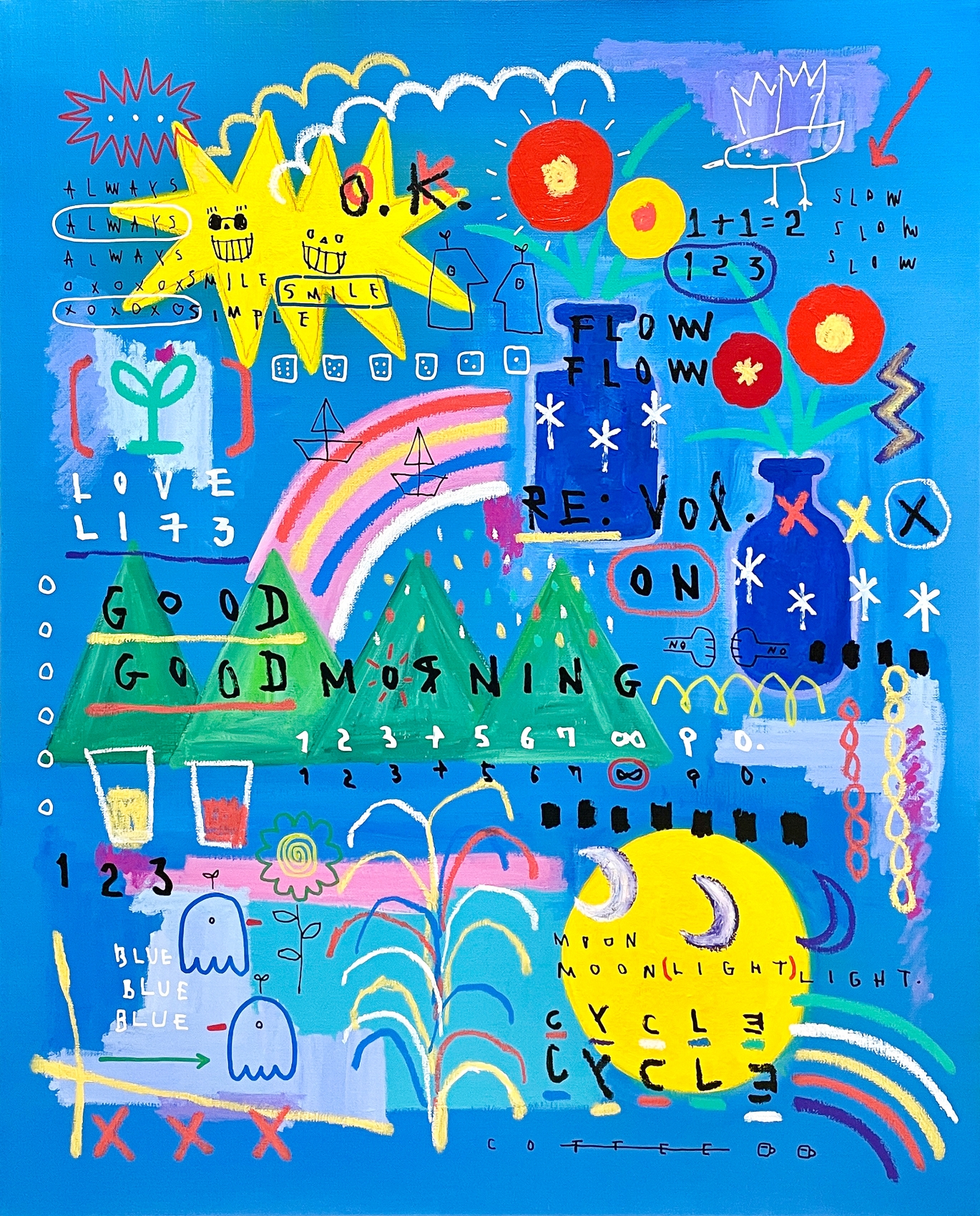 리오지, RioJee_REVOLUTION 240104_72.7 x 60.6 cm (20F) Mixed media on canvas 2024