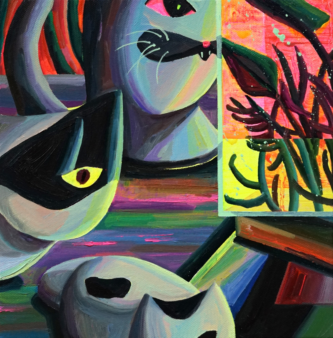 물멍_oil on canvas_22.0x22.0cm_2026