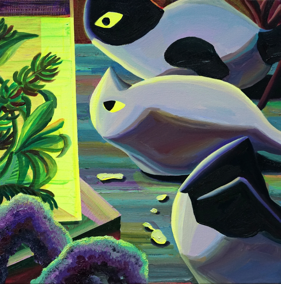 물멍_oil on canvas_27.3x27.3cm_2026