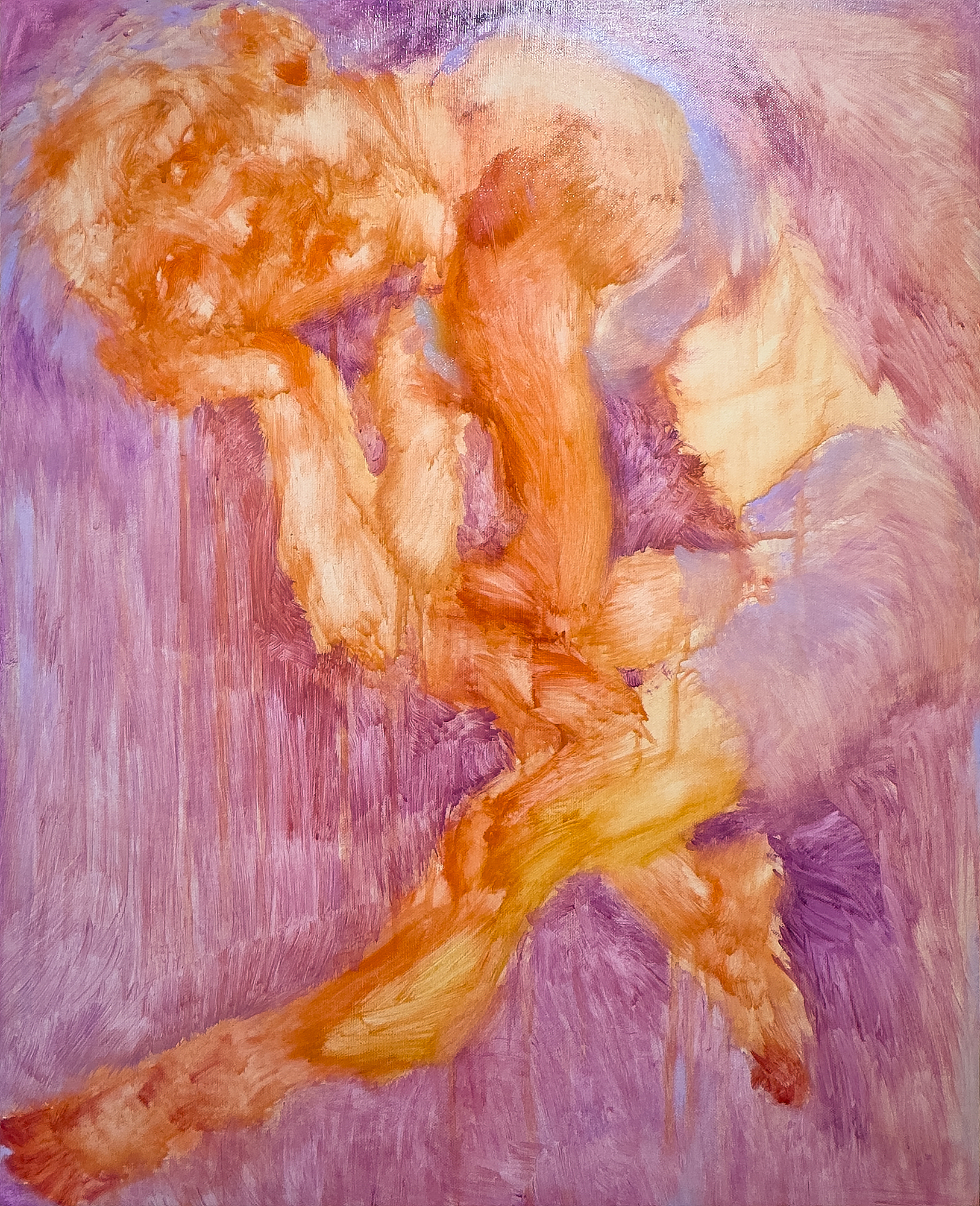 I'm Thinking, 캔버스에 유채, 65x53cm, 2026