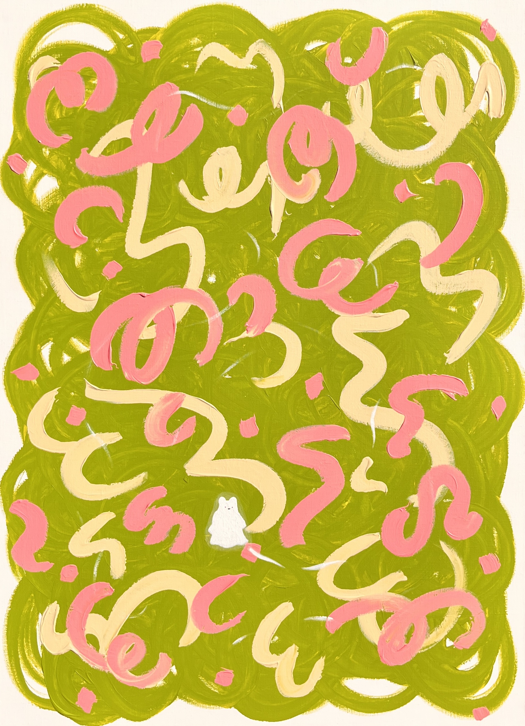 Spring spirit #2, Acrylic on canvas, 100x72.7cm