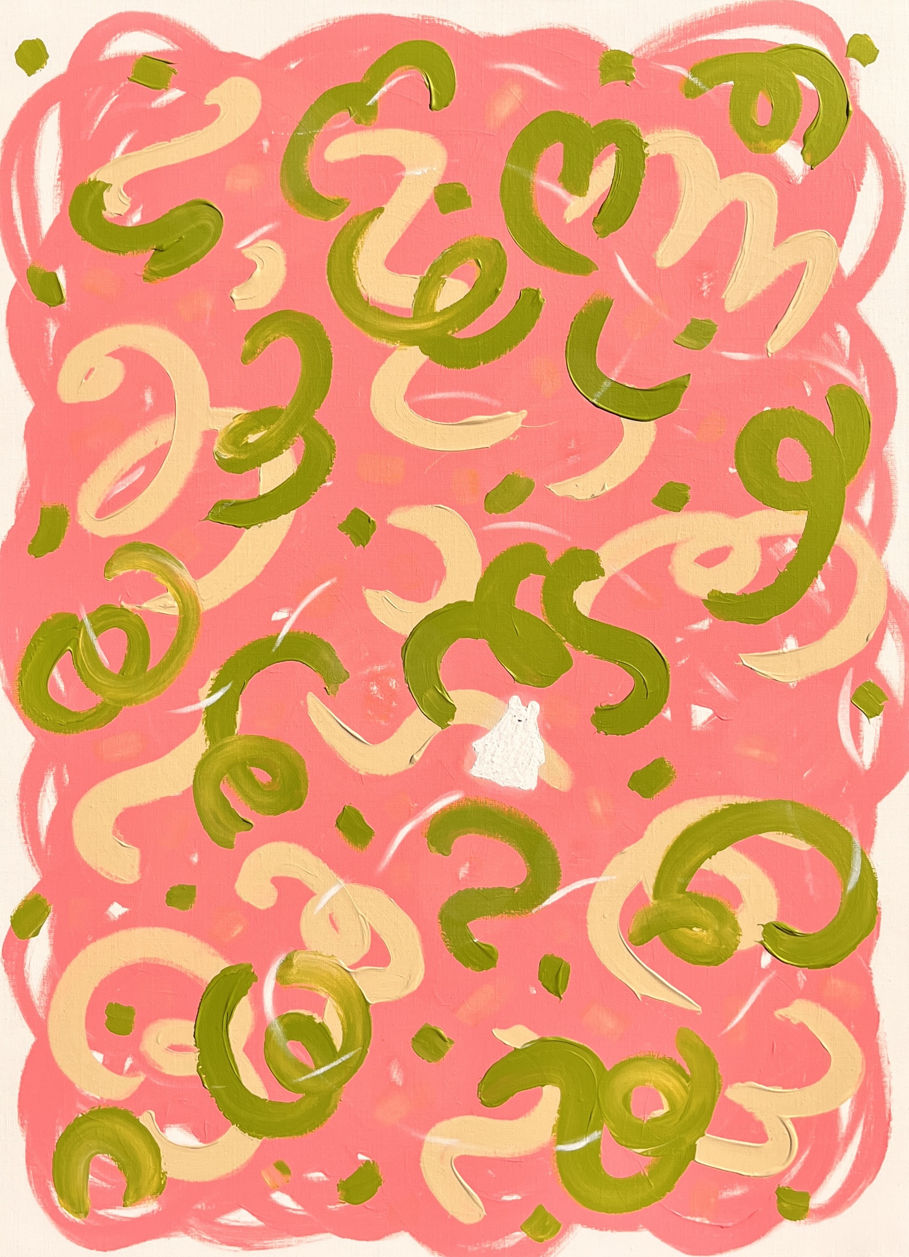 Spring spirit #3, Acrylic on canvas, 100x72.7cm