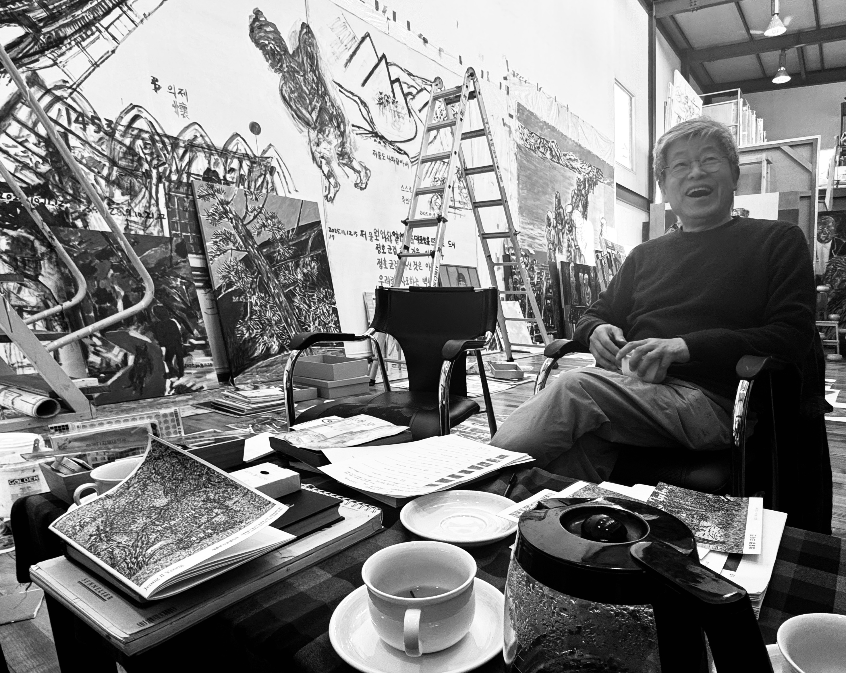 2026년 연초 작업실 방문 사진