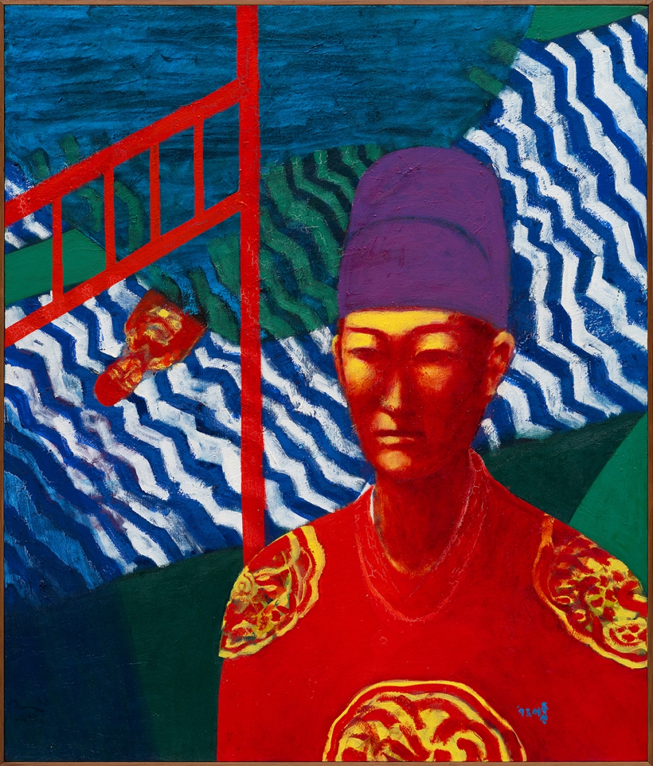 노산군-청령포_1993_Oil on canvas_130x110cm