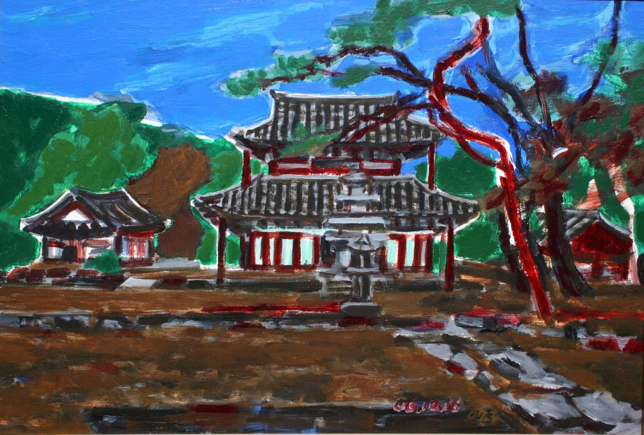 무량사_2006,2007_Acrylic on canvas_60.5x90cm