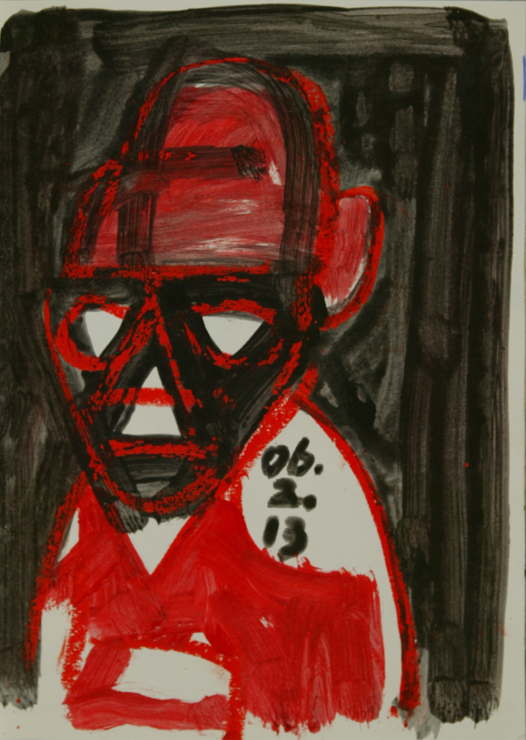 세조_2006_Acrylic on paper, 29.5x20.5cm 