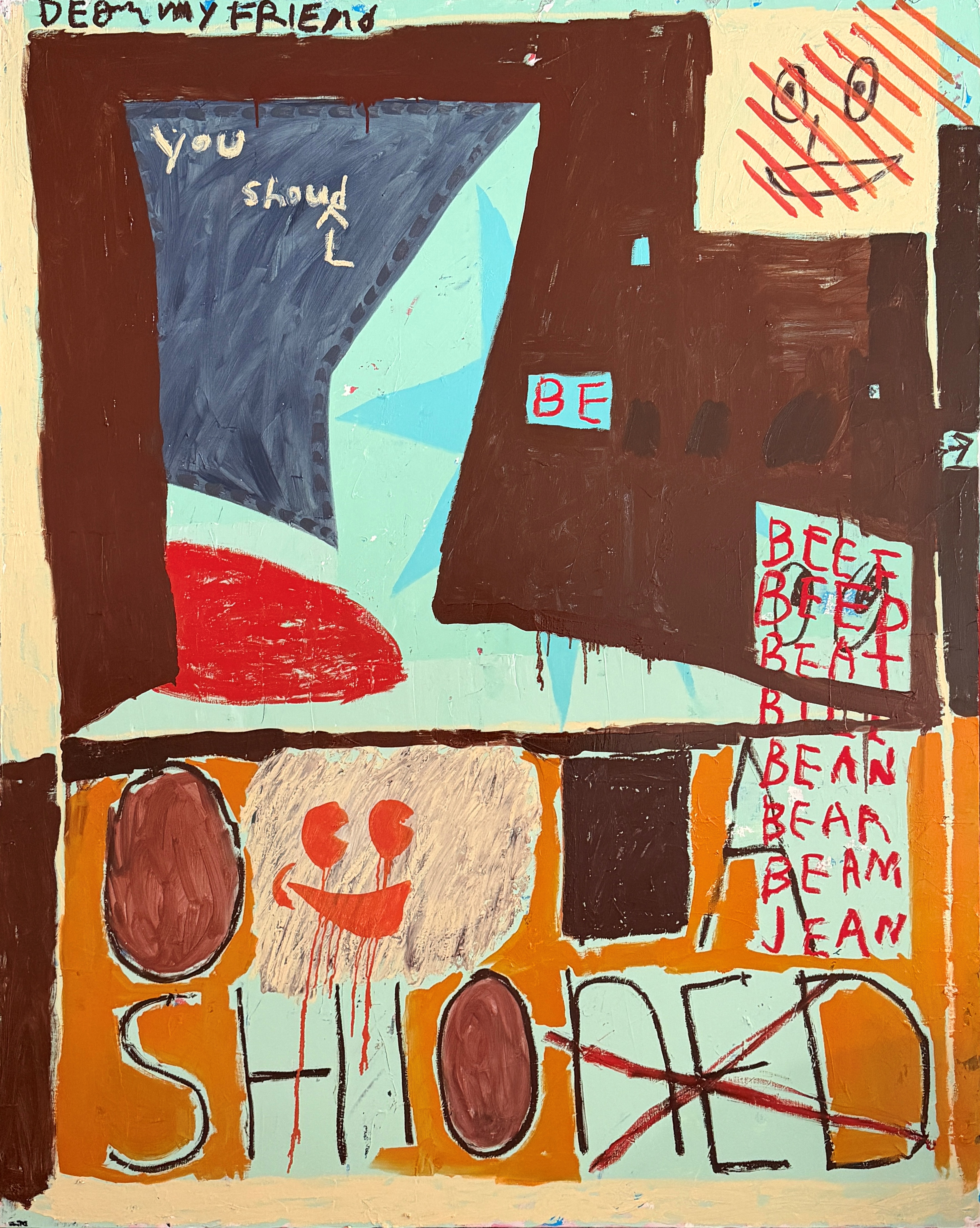 하남 - OLD FASHIONED, Mixed media (acrylic, oil) on canvas, 162.2x130.3cm, 2026