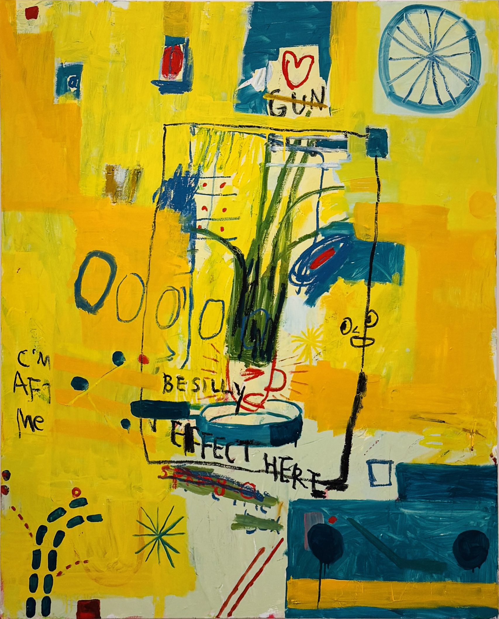 하남 - Best Food Ever, Mixed media (acrylic, oil) on canvas, 162.2x130.3cm, 2026