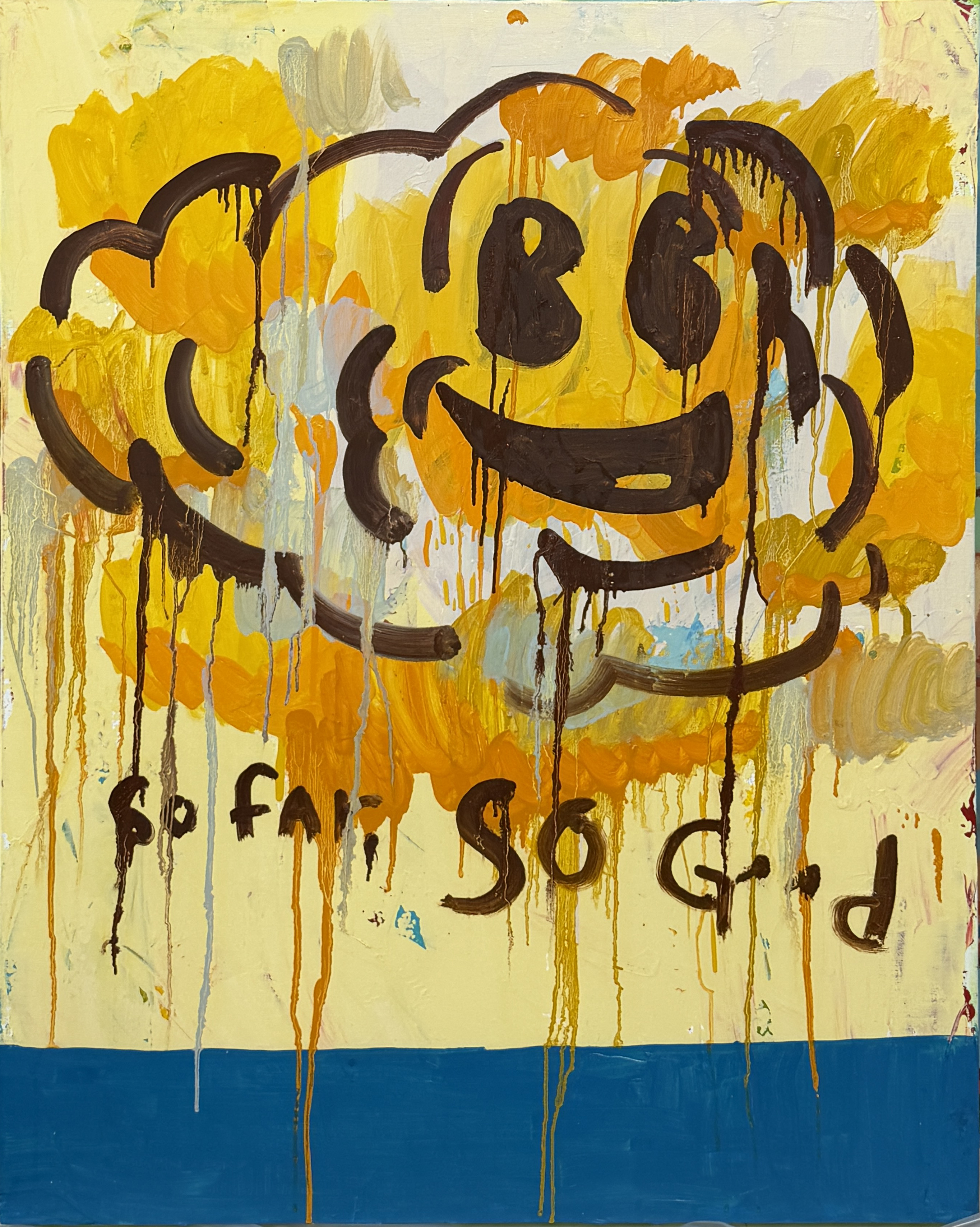 하남 - 구름, Mixed media (acrylic, oil) on canvas, 91x72.7cm, 2026