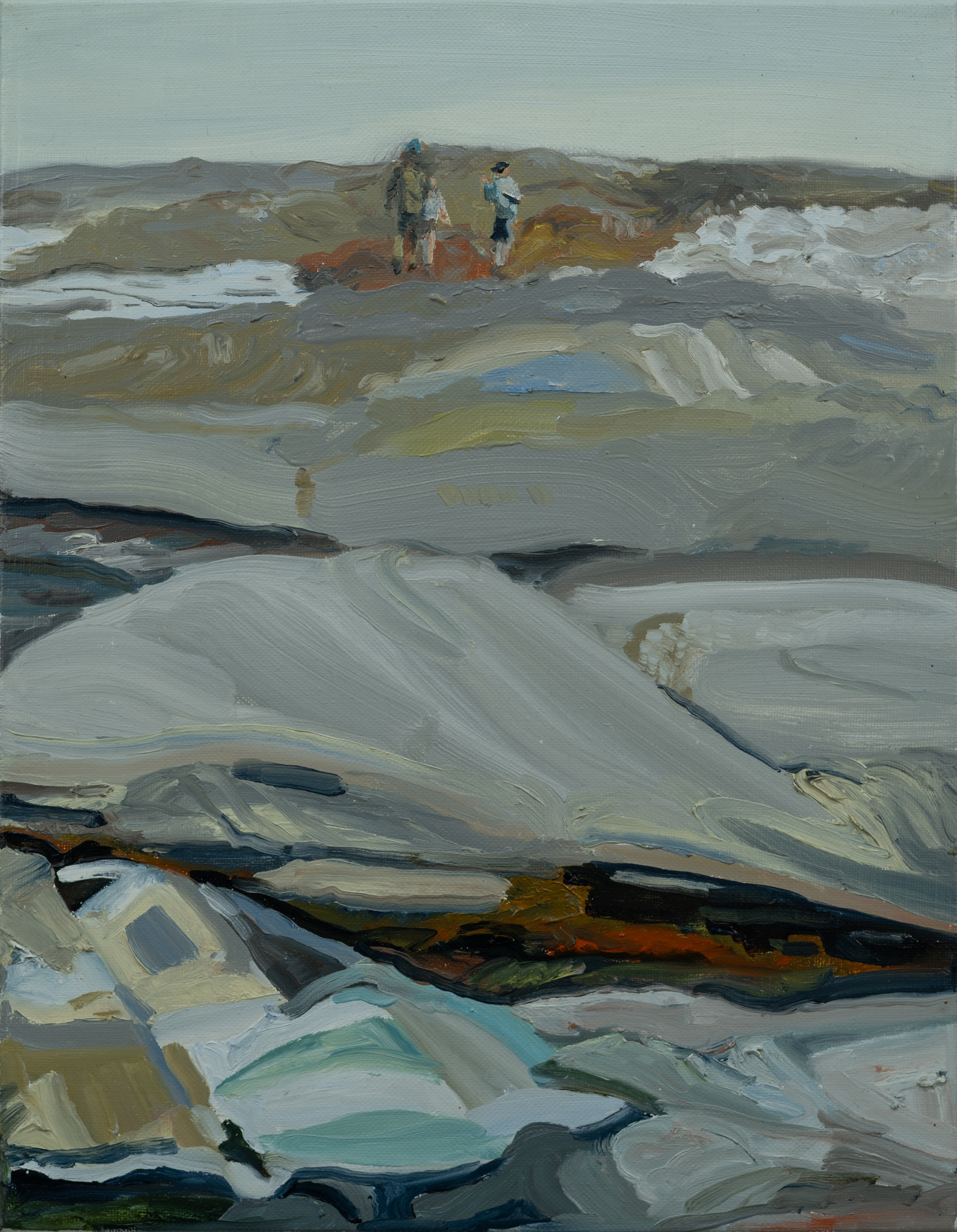 세사람 40.9 x 37.9cm oil on canvas 2025