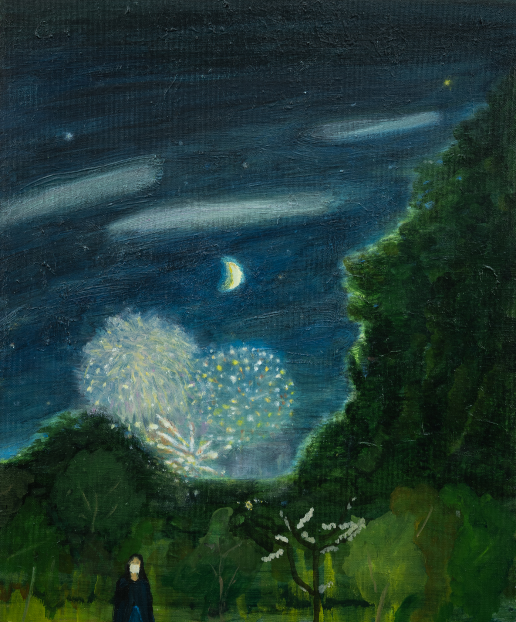 밤빛 45.5 x 37.9 cm. oil on canvas 2026