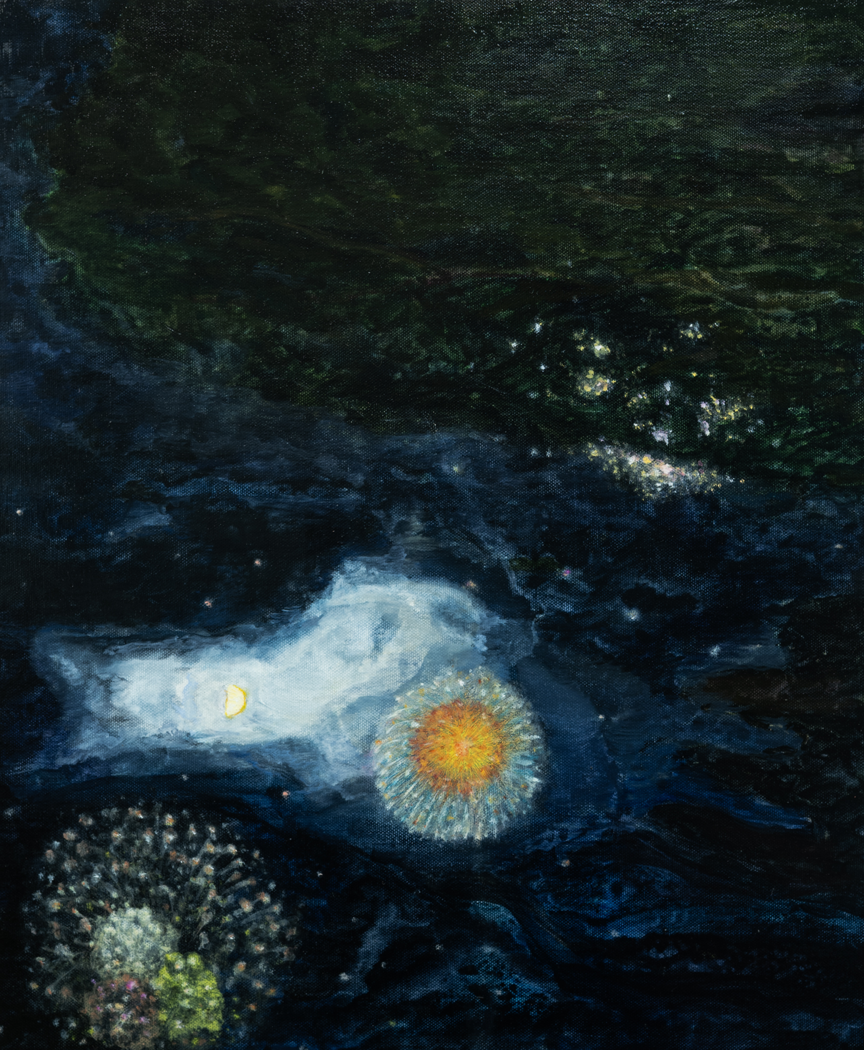 밤빛 45.5 x 37.9 cm. oil on canvas 2026 