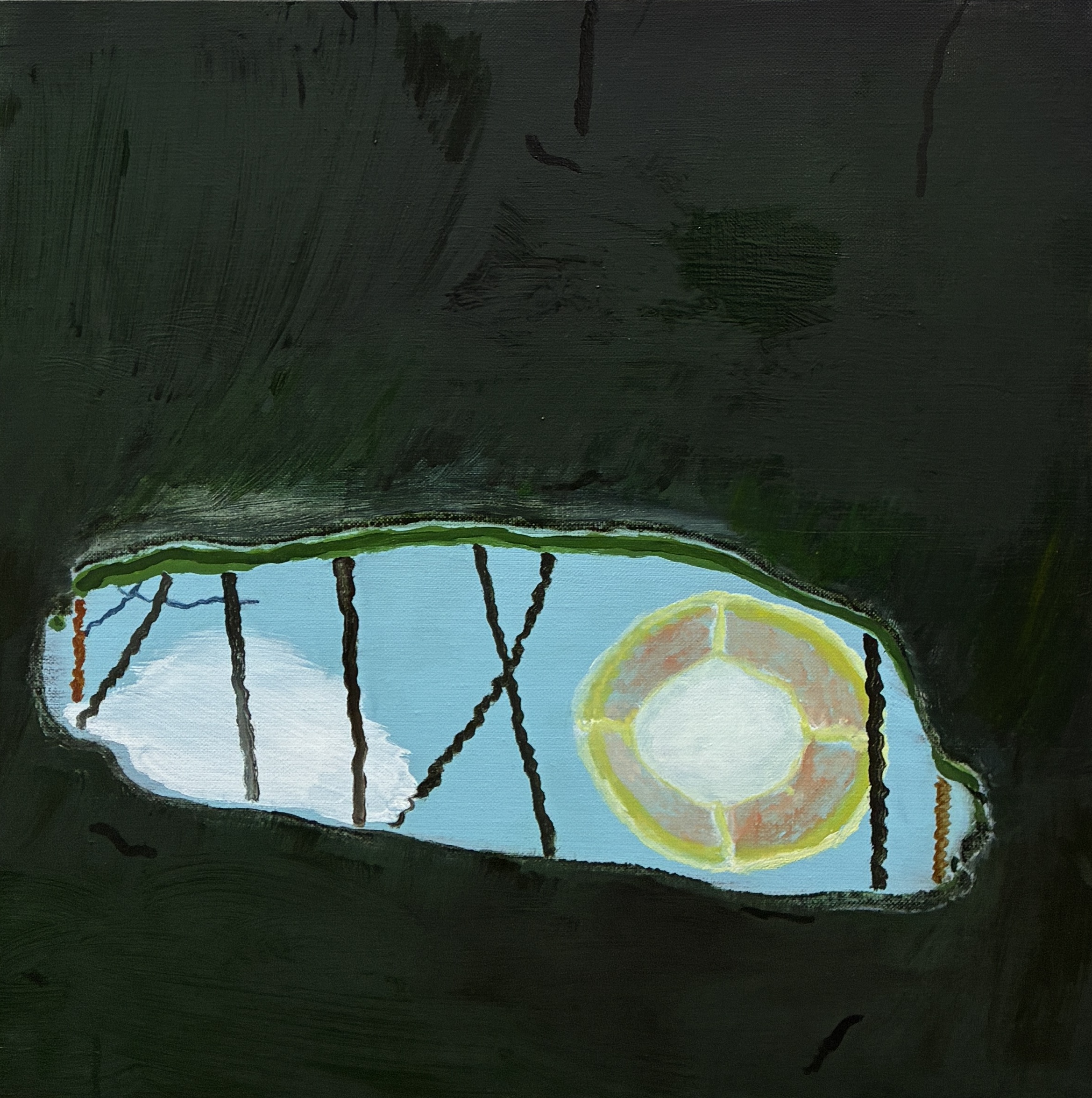 순간(instant) 45.5 x 45.5 cm. oil on canvas 2026 