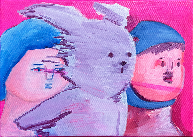 Manwook, Oil on linen, 19x27.3cm, 2025